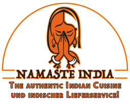 Namaste India logo.